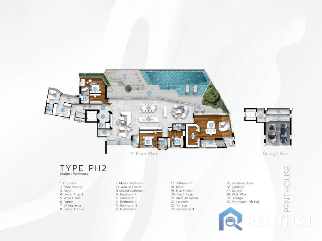 Apartment in Choeng Thale, Phuket, Thailand 5 - 16606526