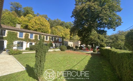 19 Th C. Chateau With Outbuildings And Pool