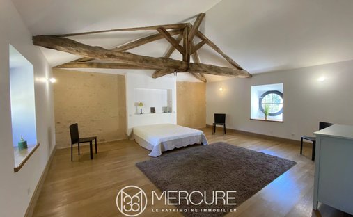 19 Th C. Chateau With Outbuildings And Pool