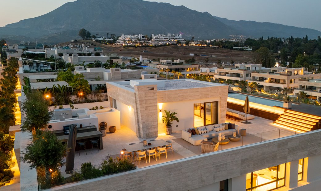 Picture of Ultra Luxury Penthouse With Panoramic Sea And La In Marbella, Andalusia ...