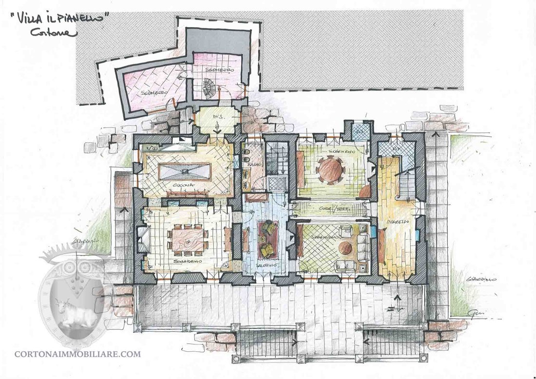 Villa in Center, Cortona, Tuscany 3 - 16608467