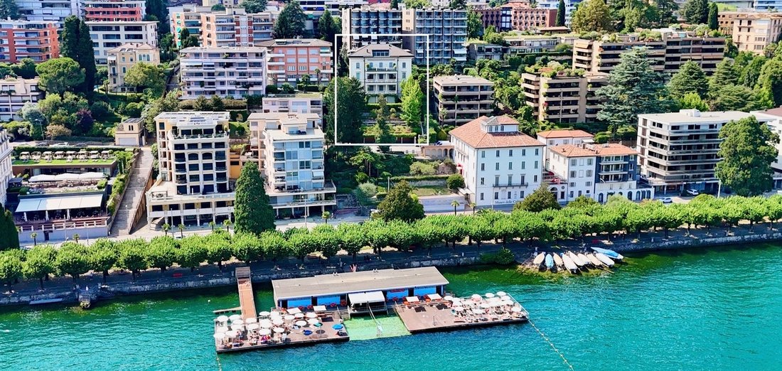Villa Clelia Penthouse With Lugano Lake View In Historic Villa
