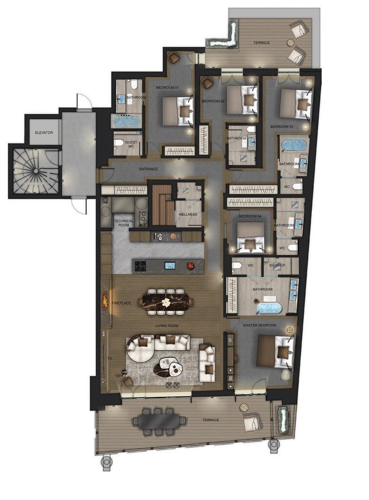 Apartment in Val-d'Isere, Auvergne-Rhône-Alpes, France 5 - 16625600