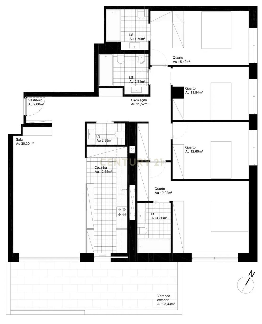 Apartment in Matosinhos e Leca da Palmeira, Porto District, Portugal 2 - 16307645