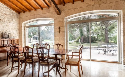 Agen Charming Estate With Manor House, Caretaker's House, Barn For Events, River, Lake 19 Hectares