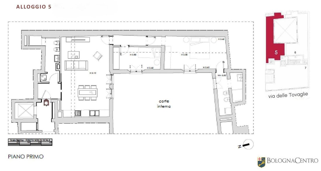 Apartment in Santo Stefano - Galvani, Bologna, Italy 4 - 16651609
