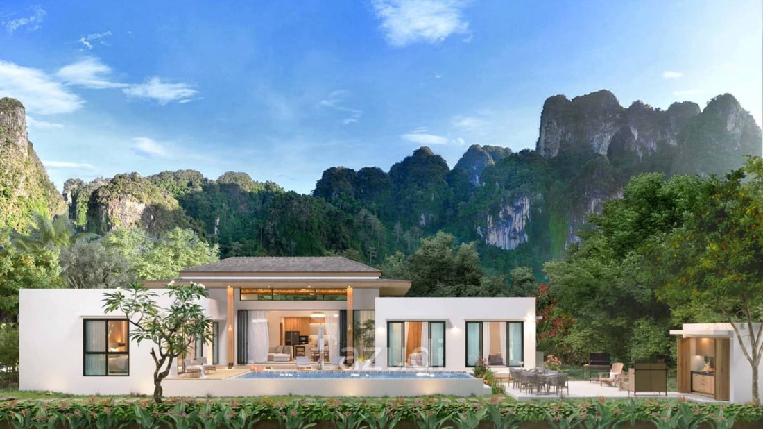 Elegant Modern Villa with Scenic Mountain Views