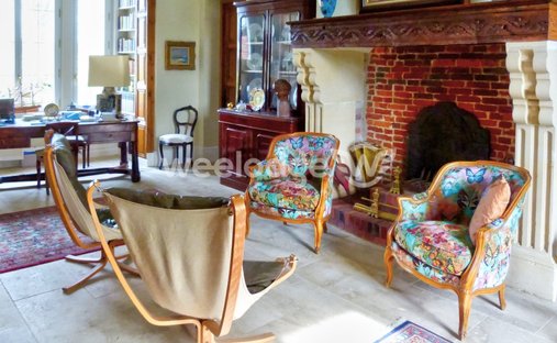 2h From Paris, In The Heart Of The Pays D’auge Area. A Listed 16th /18th Century Chateau Set In Abou - 5