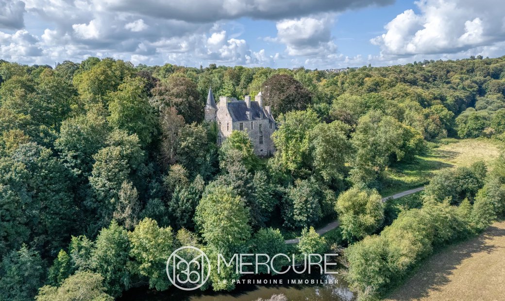 Normandy, Manche, 13th Century Chateau, Ismh