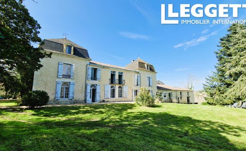 5 Min From Sainte Foy La Grande: Historic Castle Of 600m², Its Vineyard Of 85ha, Gîtes, Stable And 3