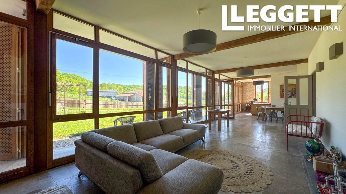 Curated visual reference: Visual Reference: High End Eco Home In Stone Wood In Montcuq En