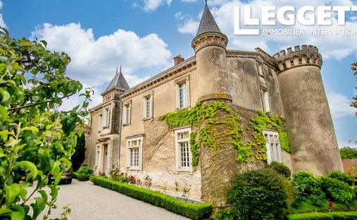 Castle in Labecede-Lauragais, Occitania, France 1