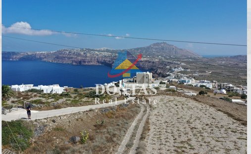Land in Thira, Aegean, Greece 1