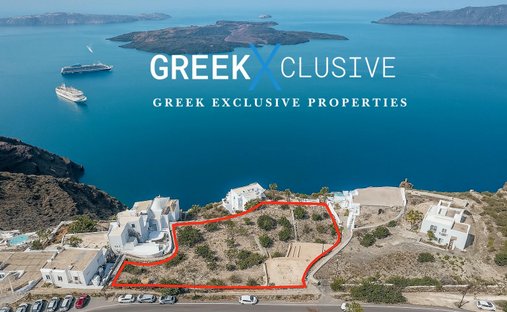 Land in Thira, Aegean, Greece 1