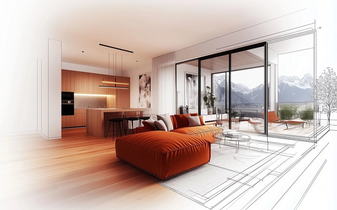 3.5 Room Apartment In A Luxury Residence