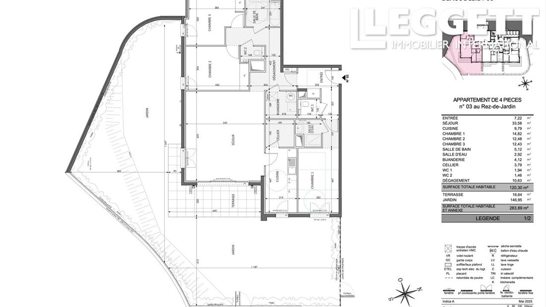 Appartement à Supérieur, Beausoleil, France 4 - 14330885