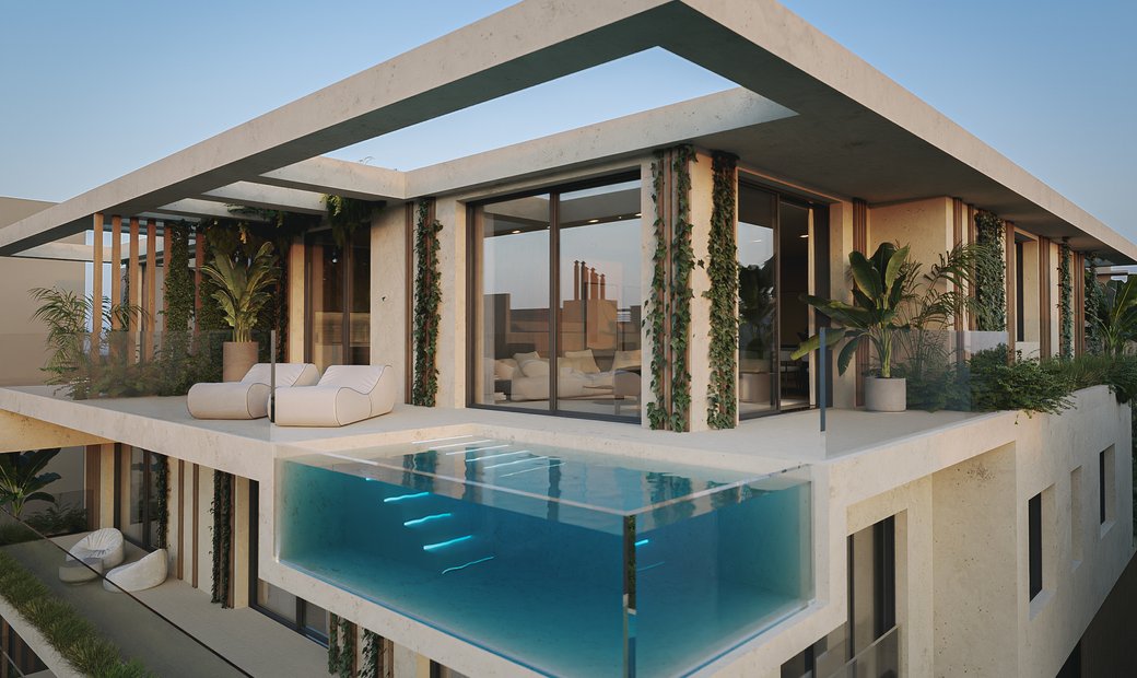 Photo inspiration: Penthouses With Private Solarium And High End Security Features Reference: High End 4 Bedroom Penthouse With Private Pool In Glyfada