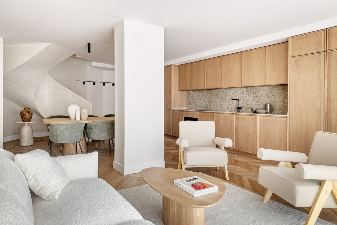 Curated visual reference: Fresh Look at Exclusive Renovated Duplex Penthouse With In Barrio Salamanca Madrid