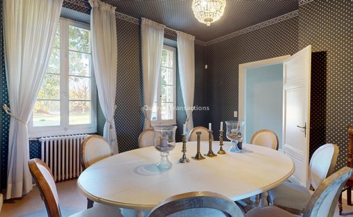 Agen Charming Estate With Manor House, Caretaker's House, Barn For Events, River, Lake 19 Hectares