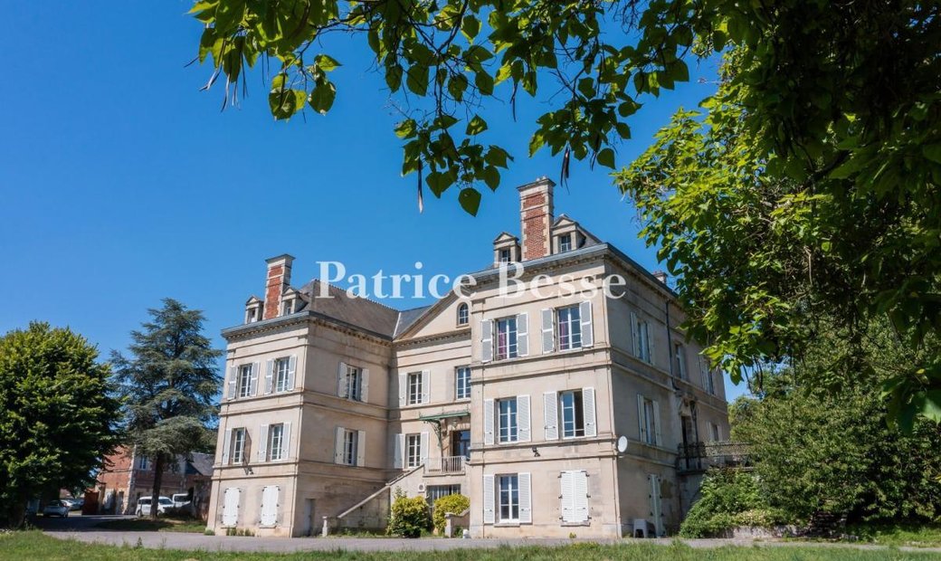 A 19th Century Manor Overlooking Undulating Landscape From 2 Hectare Grounds, 1 Hour From Paris