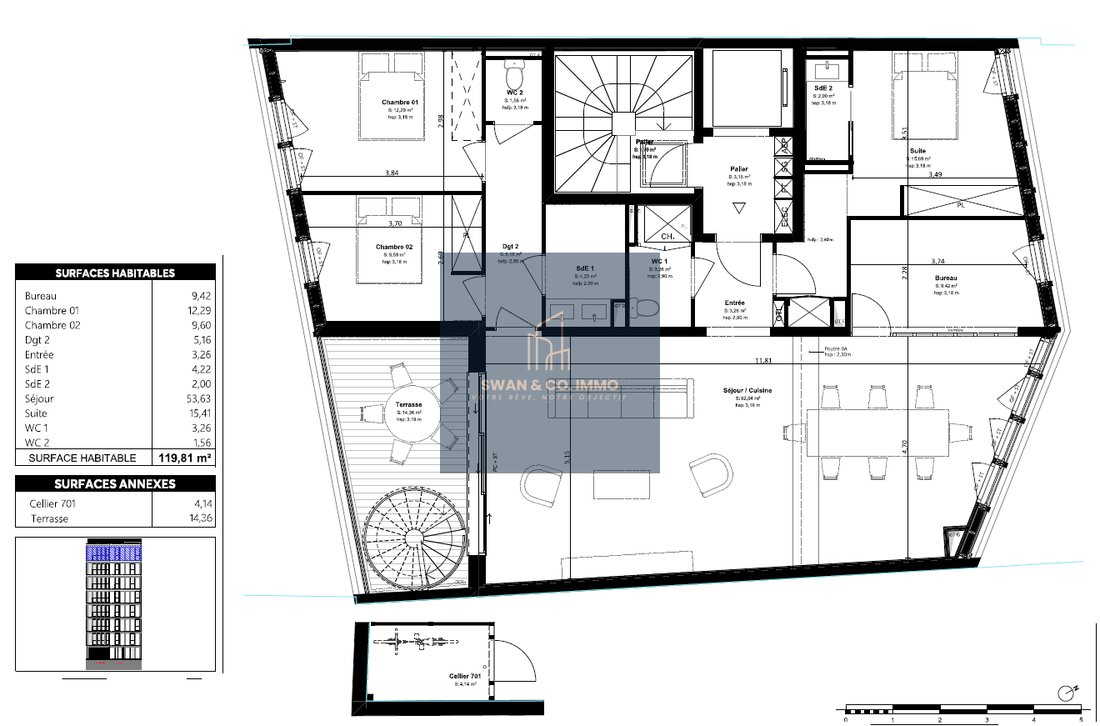 Apartment in Caudéran-Barrière Judaïque, Bordeaux, France 3 - 16700417