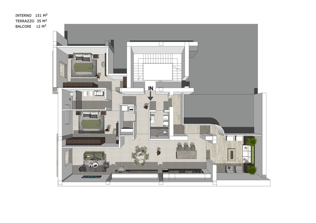 Apartment in Mazzini-San Lazzaro, Lecce, Apulia 2 - 16706383