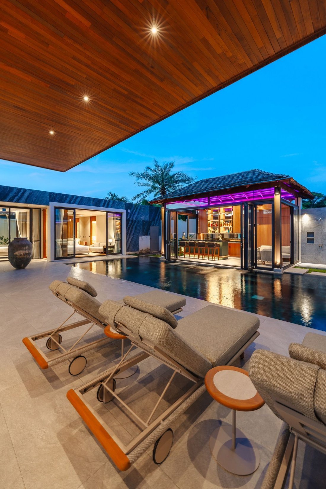 Private Single-Level Pool Villa with Dual Master Suites in Bangtao’s Prime Residential Area