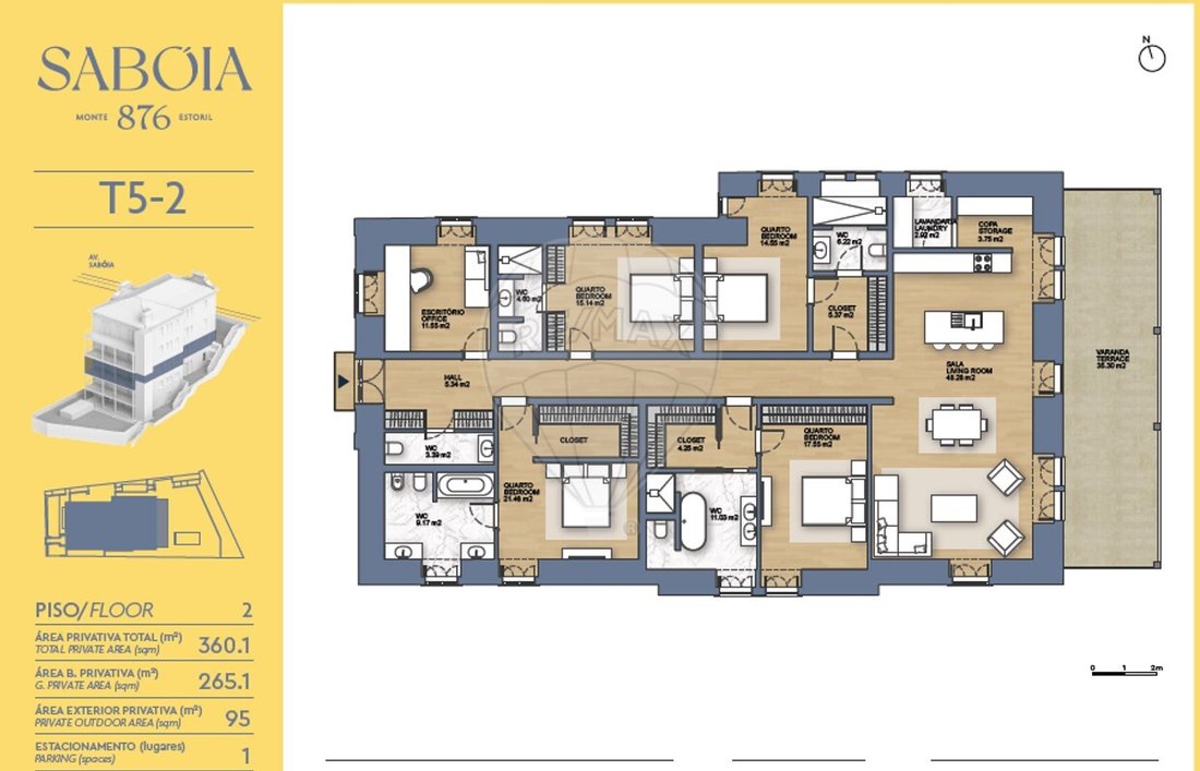 Apartamento en Estoril, Cascais y Estoril, Distrito de Lisboa 1 - 15956473