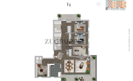 Apartment in Gloria e Vera Cruz, Aveiro District, Portugal 1