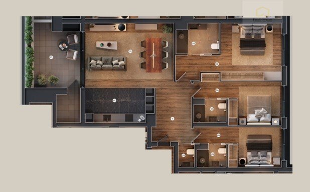 Apartment in Ponta Delgada (Sao Pedro), Azores, Portugal 2 - 15553194