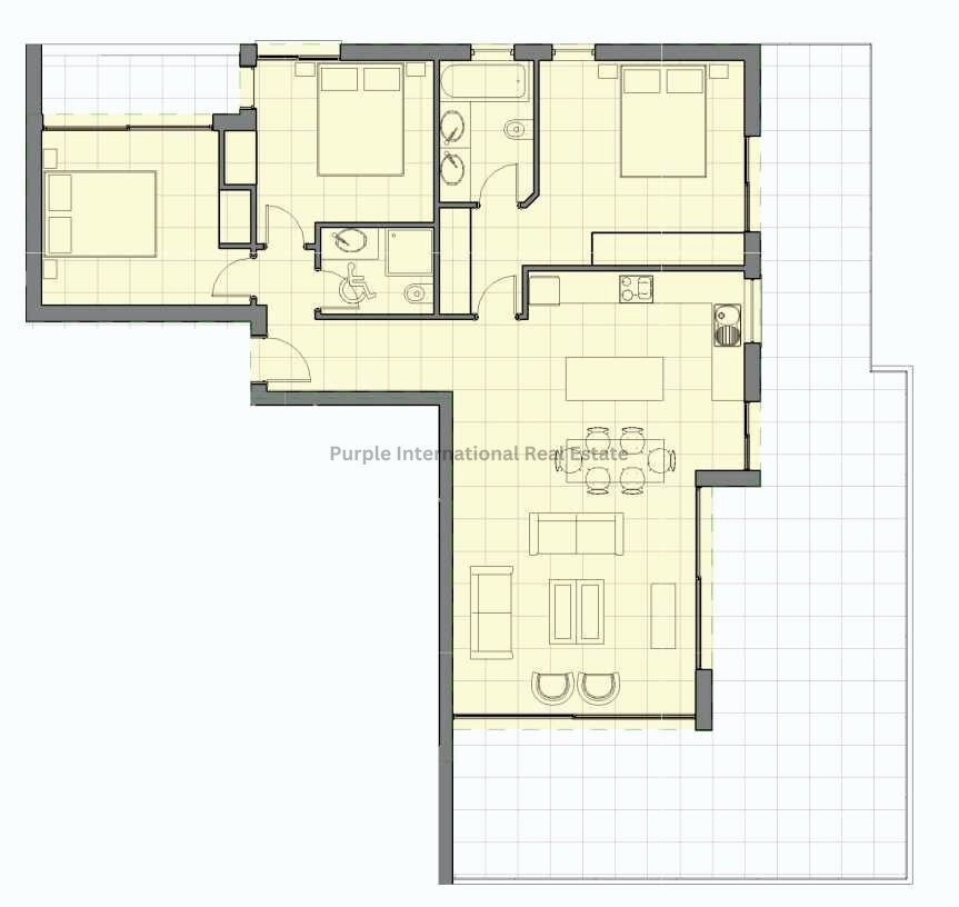 Apartment in Chloraka, Paphos, Cyprus 3 - 16712146