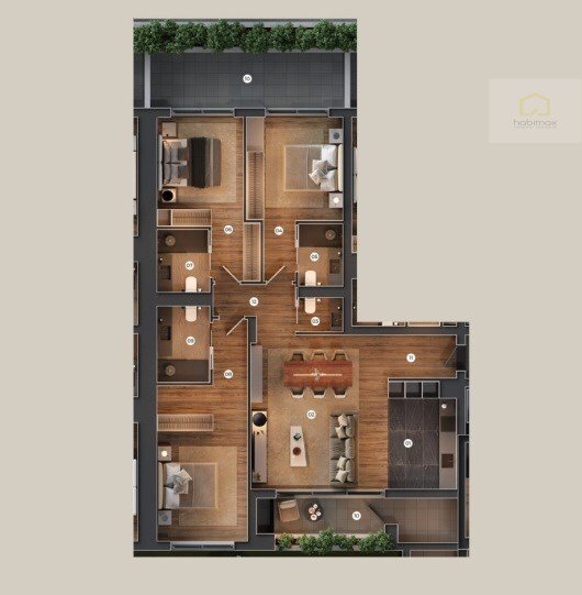 Apartment in Ponta Delgada (Sao Pedro), Azores, Portugal 1 - 15553188