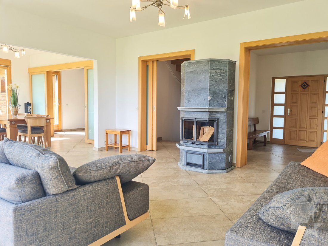 Located In A Picturesque Mountain Setting, This Chalet Stands Out For