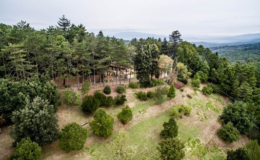 Millennial Castle In The Hills Of Arezzo