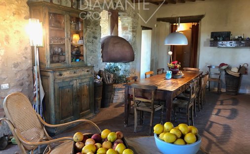 Castle To Be Renovated For Sale In Montalcino, Valdorcia