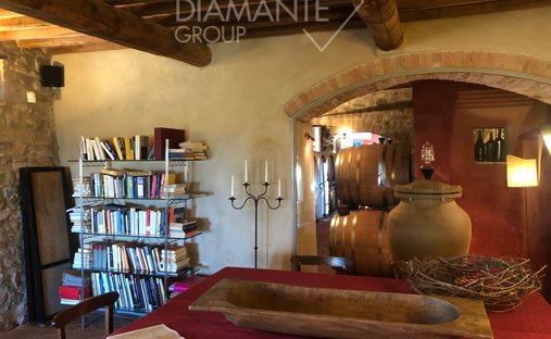 Castle To Be Renovated For Sale In Montalcino, Valdorcia