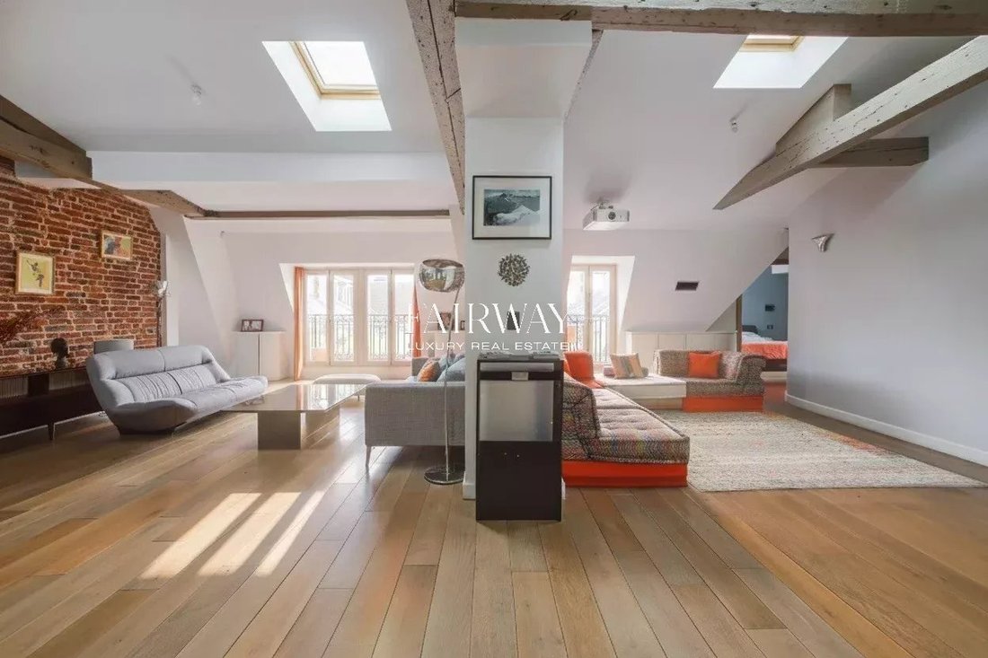 View of High End Loft 3 Bed 163sqm Paris 8th Top Floor In Paris, île De France ...