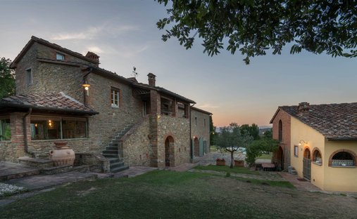 Millennial Castle In The Hills Of Arezzo