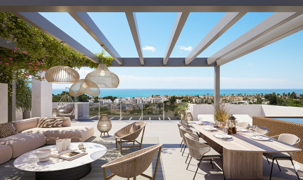 Picture of Penthouse With Pool Solarium And Sea Views In In Casares, Andalusia ...