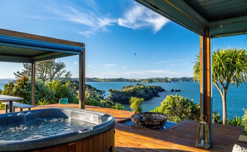 Isola privata a Russell, Northland, Nuova Zelanda 1