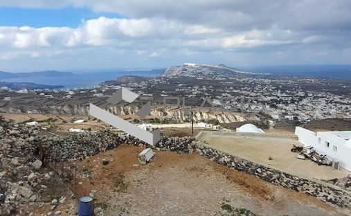 Land in Thira, Aegean, Greece 1
