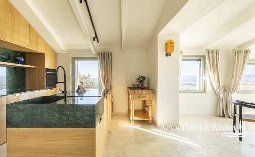 Millennial Castle In The Hills Of Arezzo