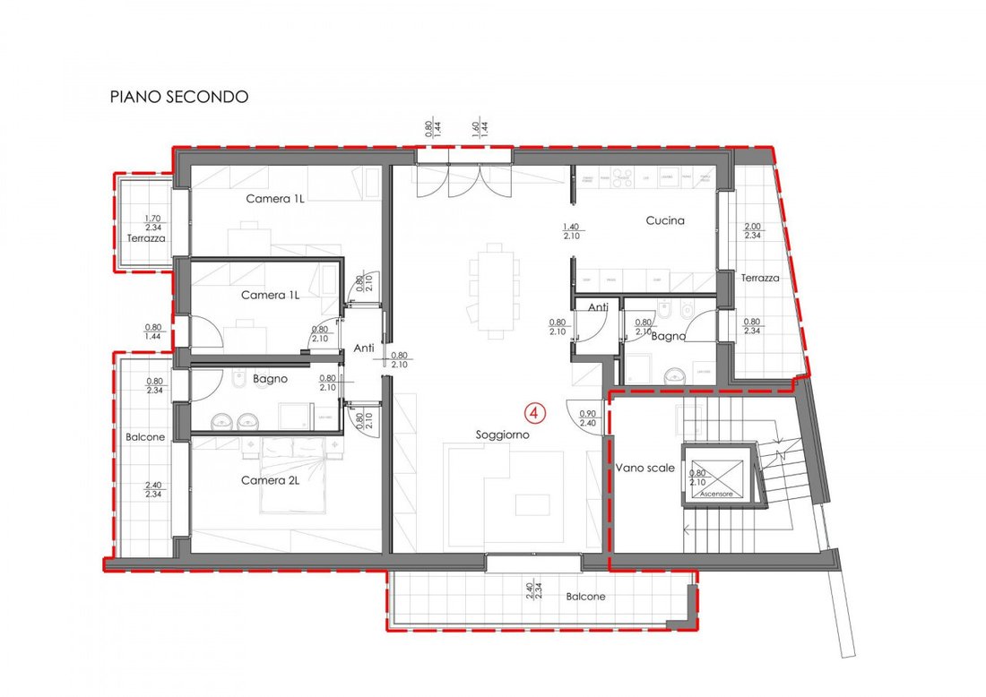 Apartment in Savonarola - Ferrovia, Padua, Italy 2 - 16736844