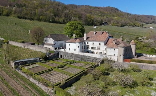 Castle in Bursins, Vaud, Switzerland 1