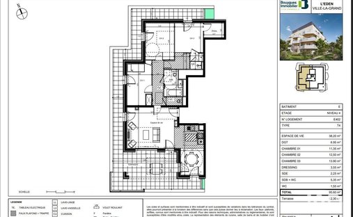 Apartment in Ouest, Ville-la-Grand, France 1