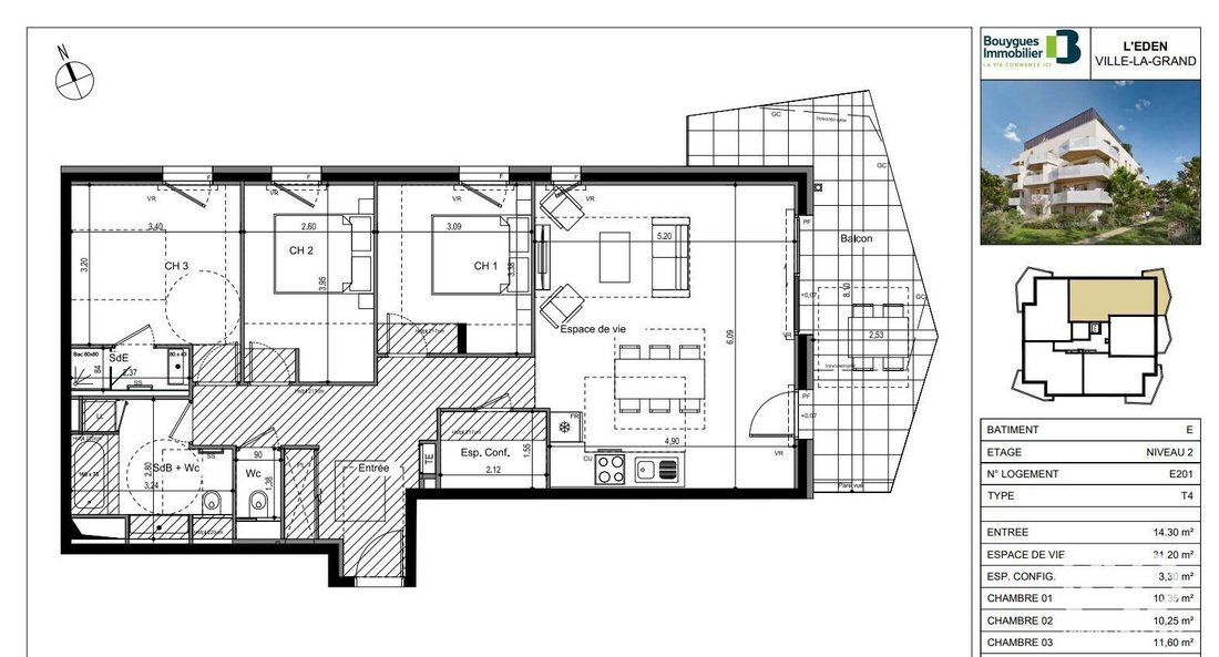 Apartment in Sud, Ville-la-Grand, France 1 - 16740925