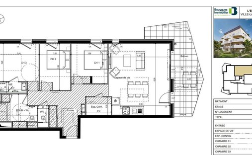Apartment in Sud, Ville-la-Grand, France 1