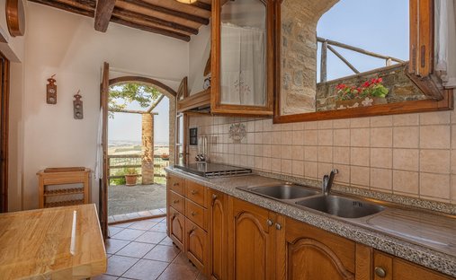 Castle To Be Renovated For Sale In Montalcino, Valdorcia