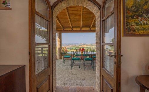 Castle To Be Renovated For Sale In Montalcino, Valdorcia