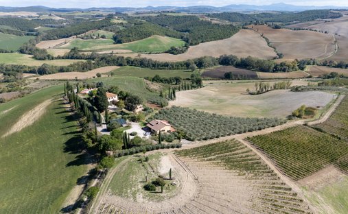 Castle To Be Renovated For Sale In Montalcino, Valdorcia